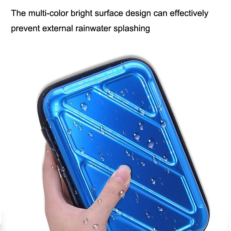 Versatile Hard Disk Case for Nintendo 3ds - Eva Material - Blue 5