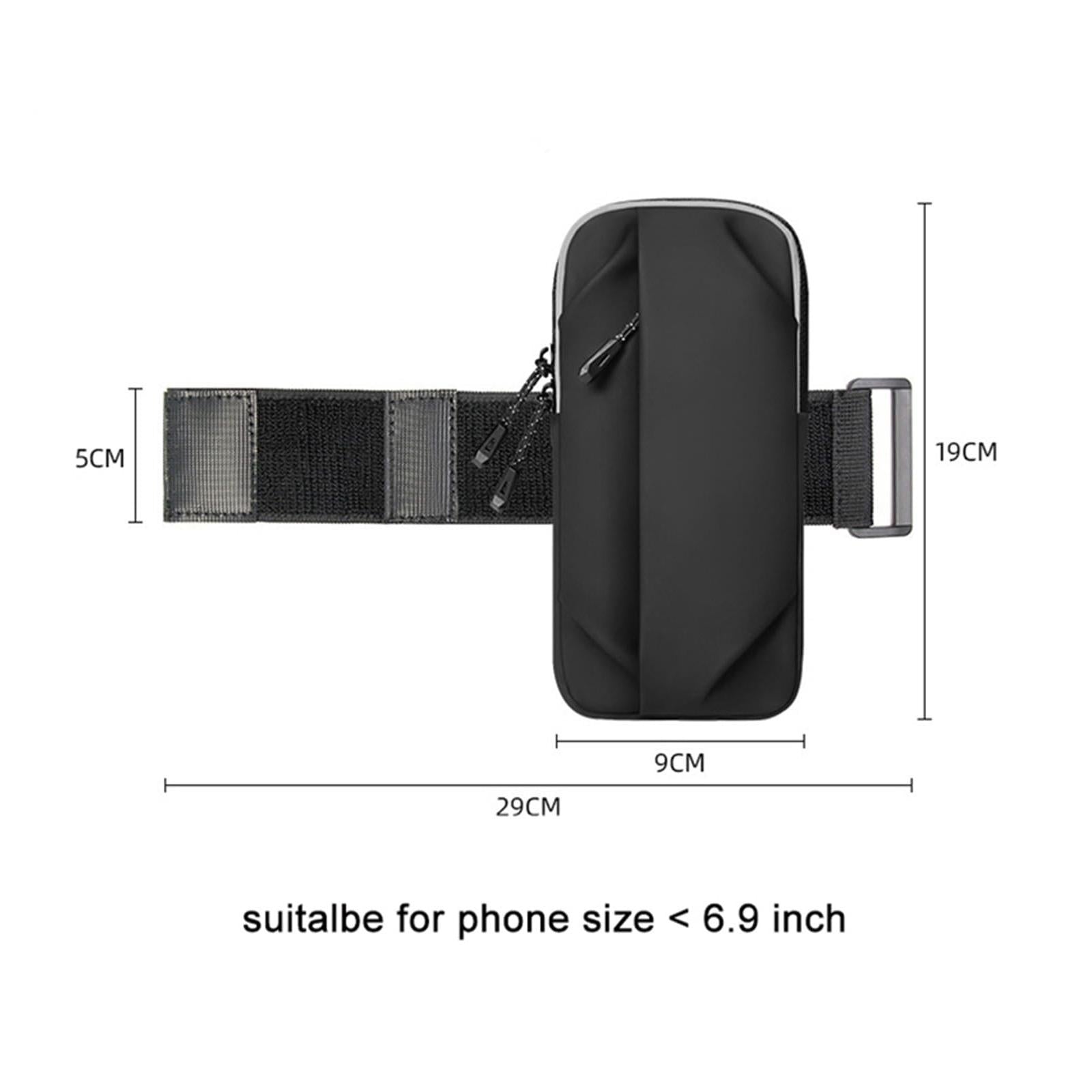 Multi Function Crossbody Bag For Outdoor Sports Fits Mobile Phones Men And Women - Black 9