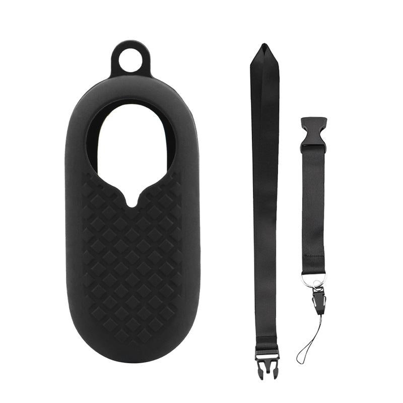 Silicone Camera Case Set with Lanyard for Insta360 Go2 - Blue 9