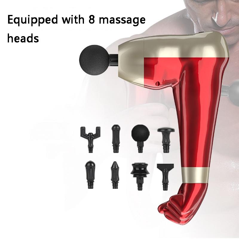 Arm Shape Usb Massage Gun For Muscle Relaxation - Black 4