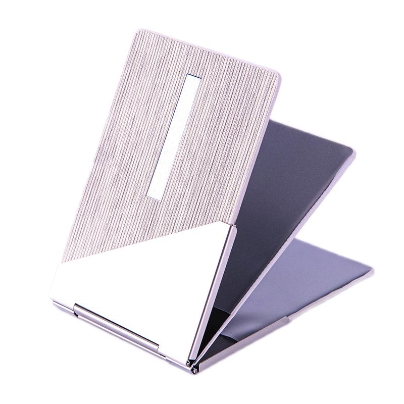 Metal Driver License Holder Fits Most Vehicles - Stripe Blue 9