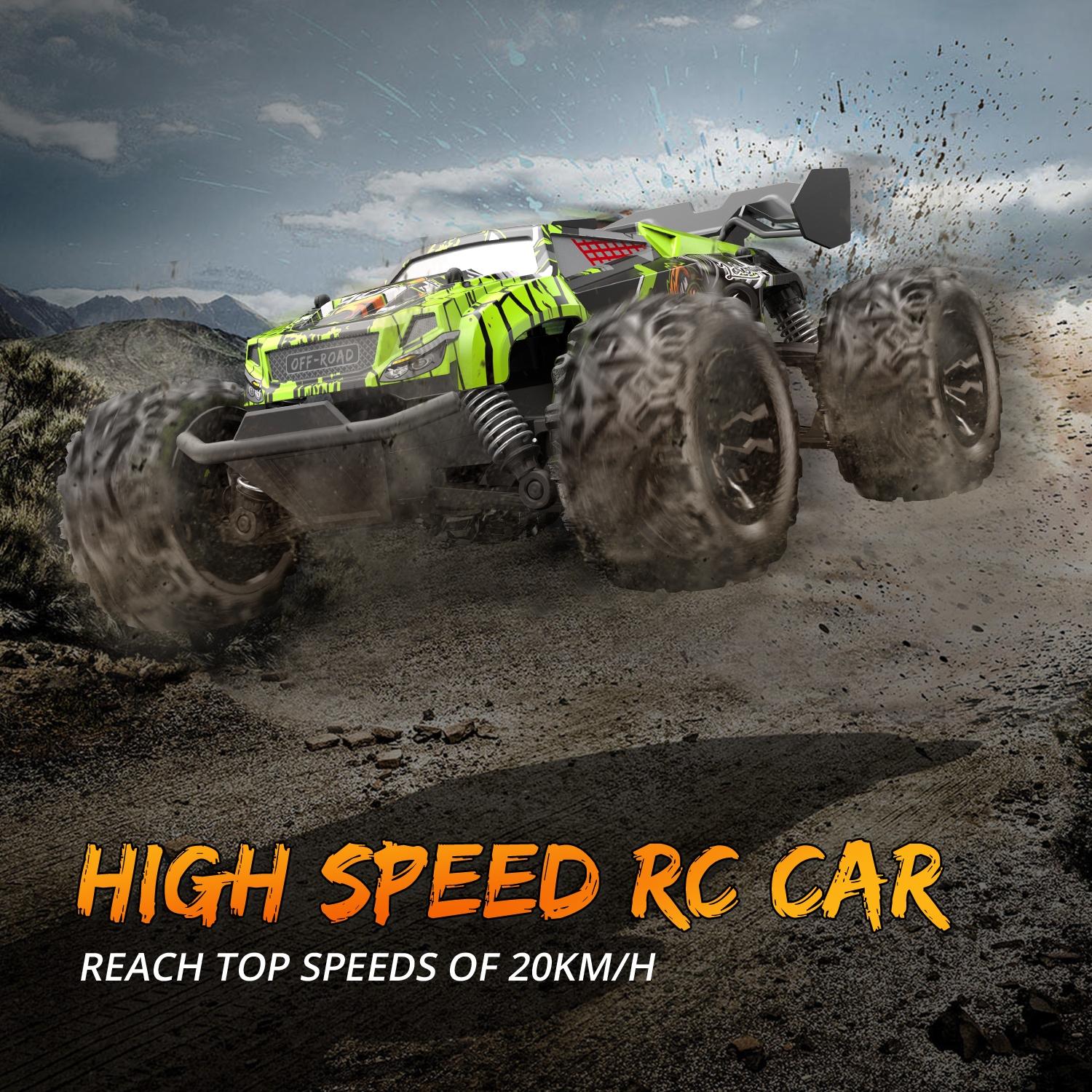 1 20 Full Scale 2.4g Rc Off-road Vehicle - Off-road Ready - Light Green 7