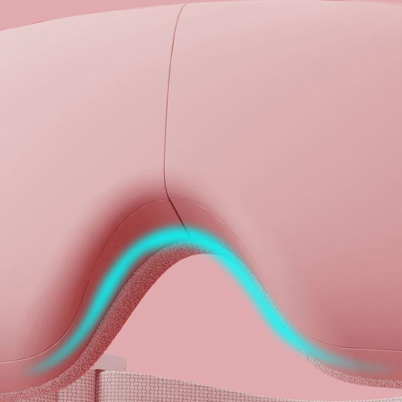 Rechargeable Eye Massager With Heat Air Pressure & Vibration - Black 9