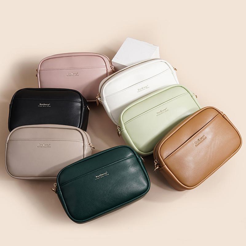 Small Square Pu Crossbody Bag For Women High Capacity - Black 3