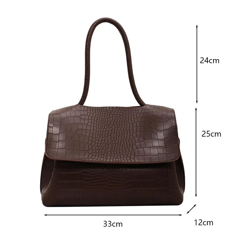 Stylish Winter Crossbody Tote For Women - Brown 3