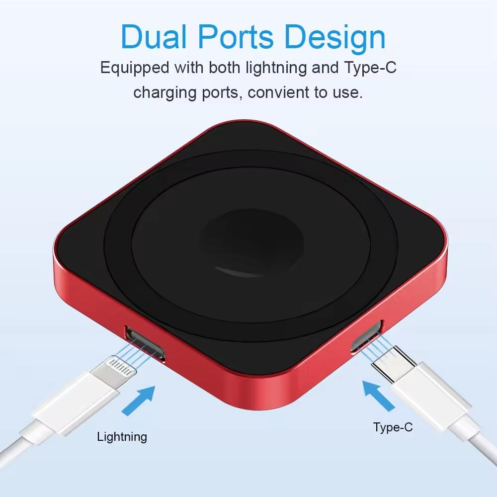 15W 3 In 1 Magnetic Wireless Charger For Smart Devices - Black 7