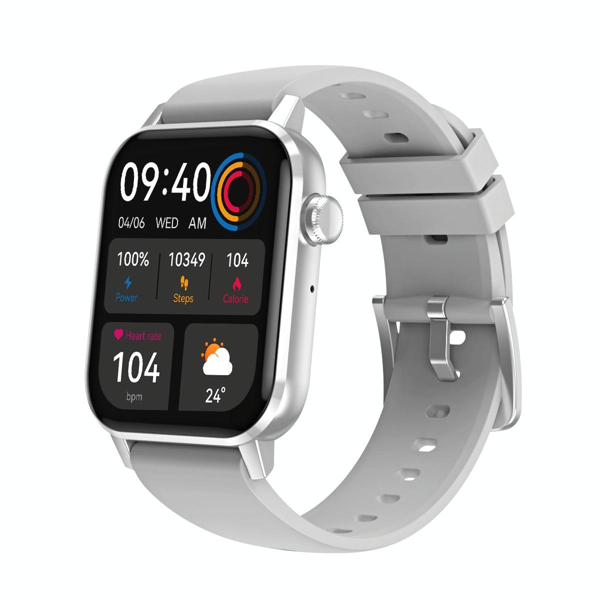 1.69 Inch Multifunctional Heart Rate Smart Watch - Pink 9