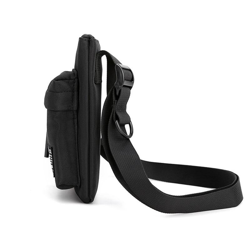 Compact Dark Blue Men's Shoulder Bag For Outdoor Sports 6