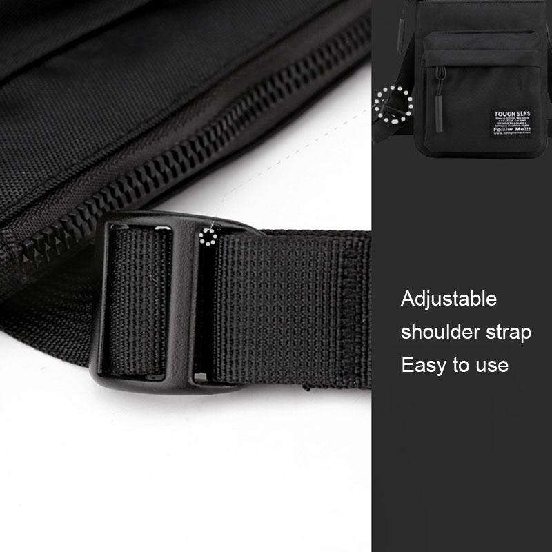 Compact Dark Blue Men's Shoulder Bag For Outdoor Sports 10