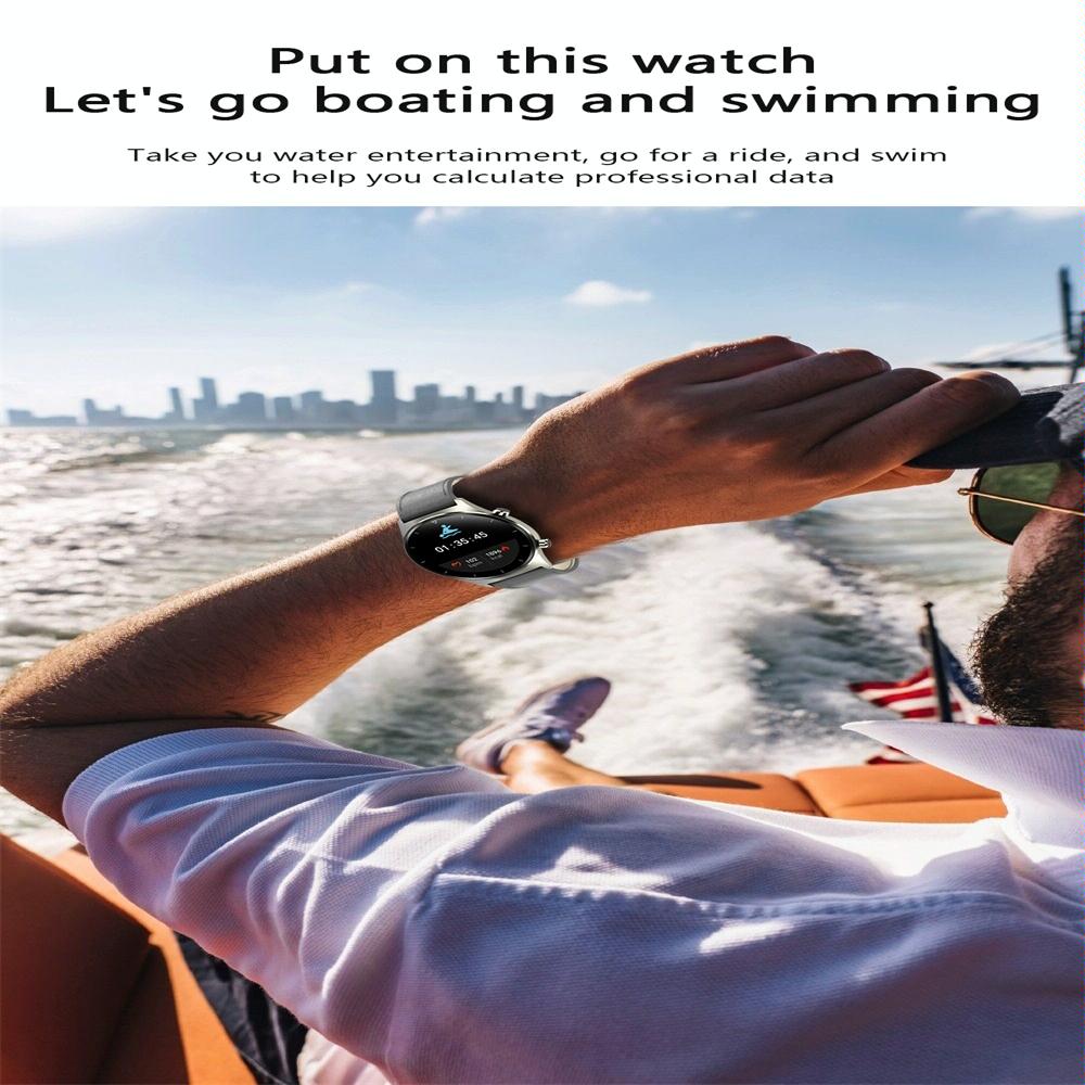 Waterproof Smart Watch With Heart / Bp / Oxygen / Sleep Monitoring - Ip68 - Gold 4