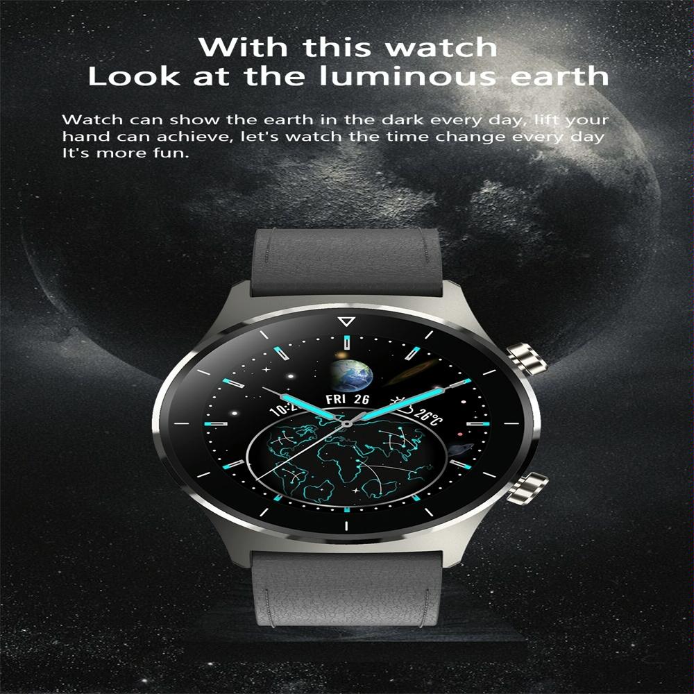 Waterproof Smart Watch With Heart / Bp / Oxygen / Sleep Monitoring - Ip68 - Gold 10