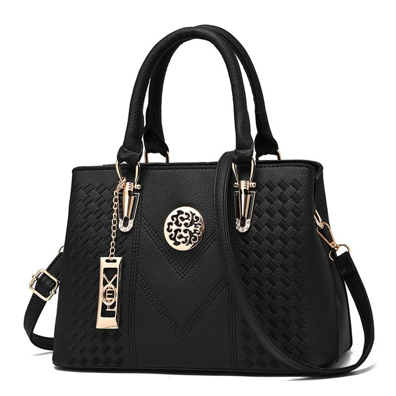Women Leather Messenger Handbag - Stylish and Functional - Khaki 11