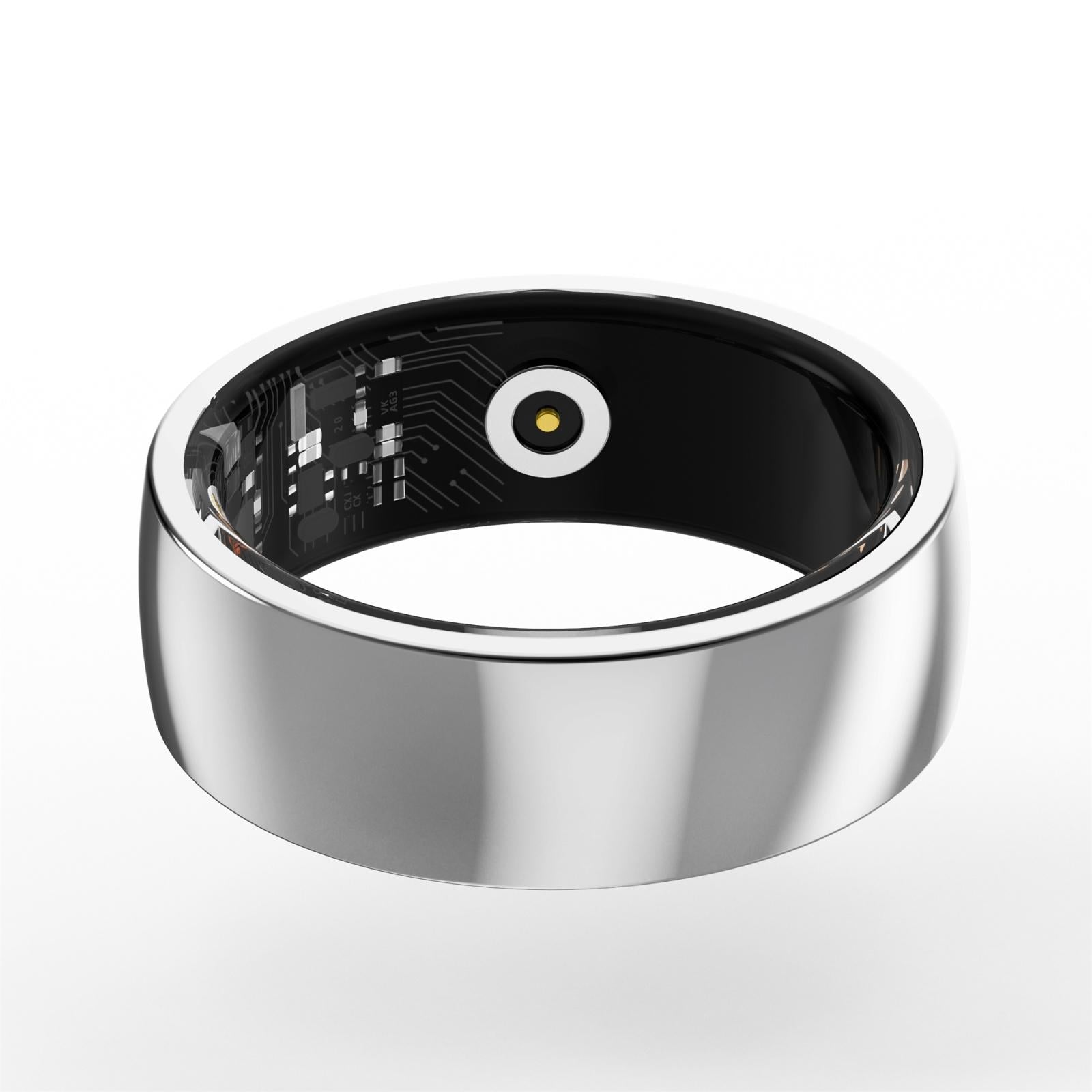 Smart Ring For Health Monitoring And Family Care - Size 22 - Silver 3