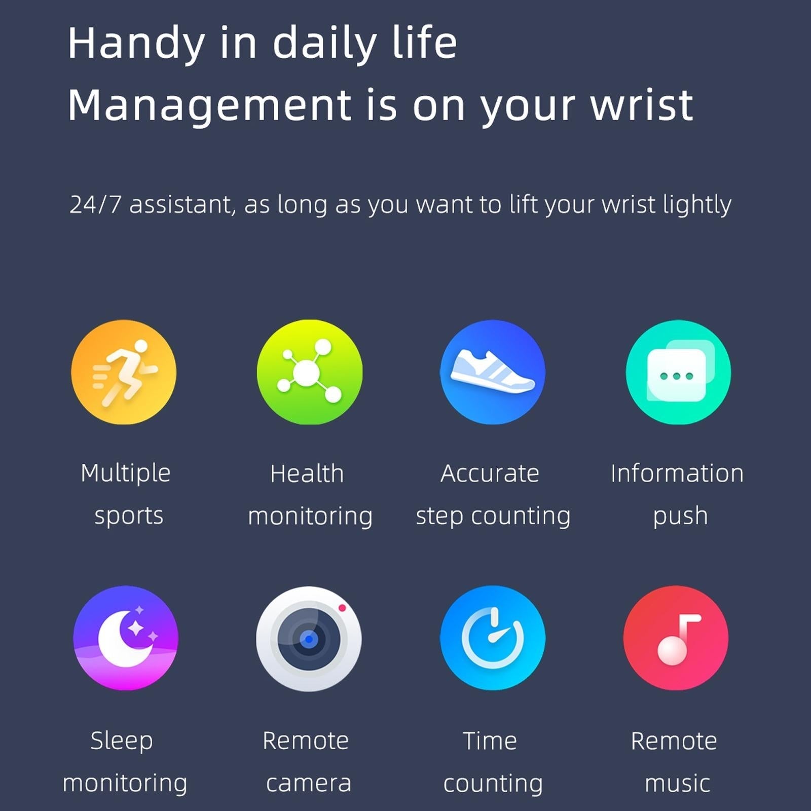 1.69 Inch Ip67 Waterproof Smart Watch With Touch Screen Health Monitoring - Green 13