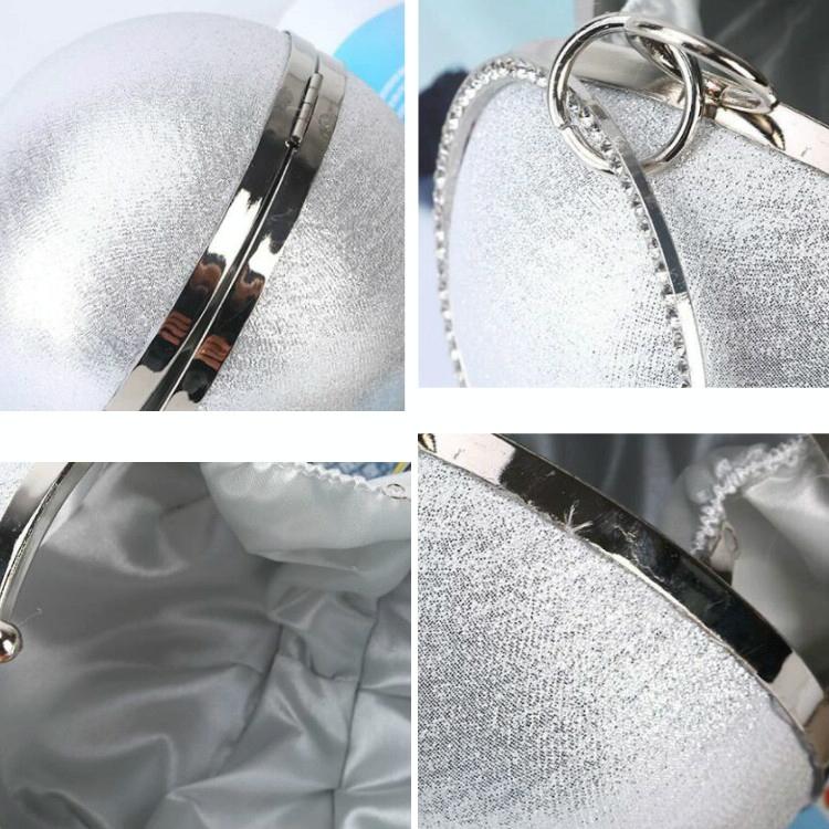 Chic Round Ball Clutch for Evening Events - Black 6