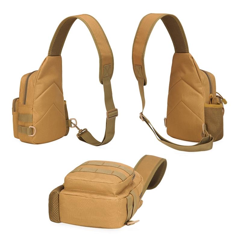 Portable One Shoulder Water Bottle Bag For Outdoor Cycling - Brown 6