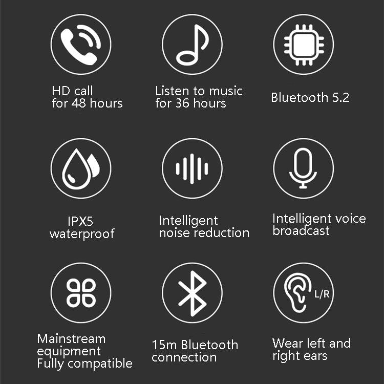 Wireless Bluetooth Sport Headphones - V5.0 Voice Reception no Charging Box - Sky Blue 11