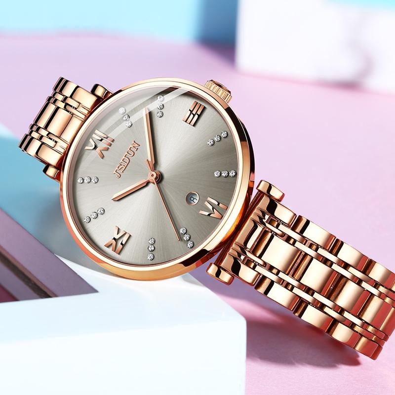 Stylish Waterproof Quartz Watch for Women - Ultra-thin Design - Grey 10
