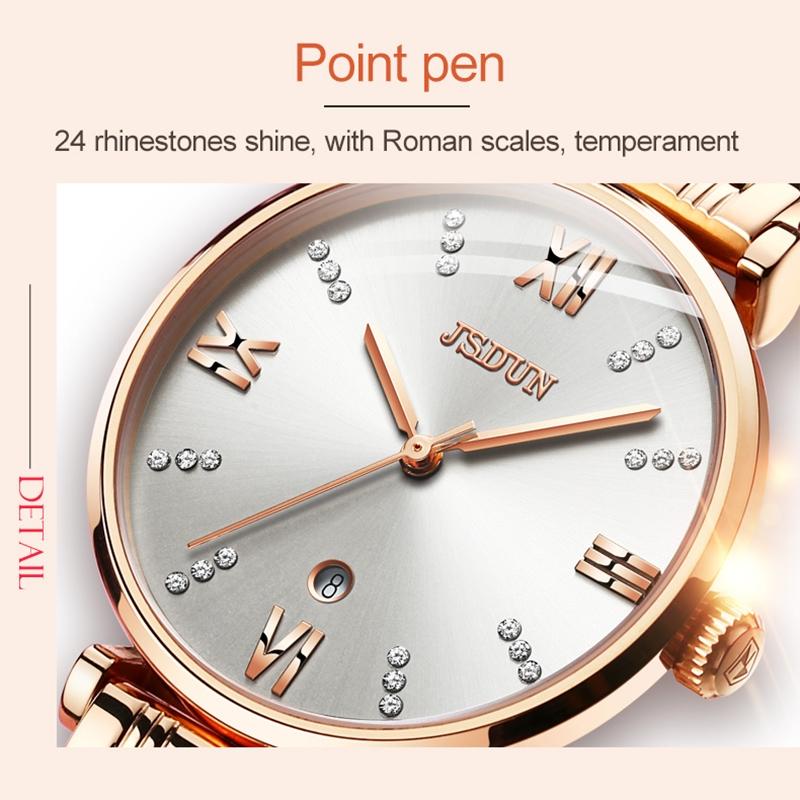 Stylish Waterproof Quartz Watch for Women - Ultra-thin Design - Grey 11