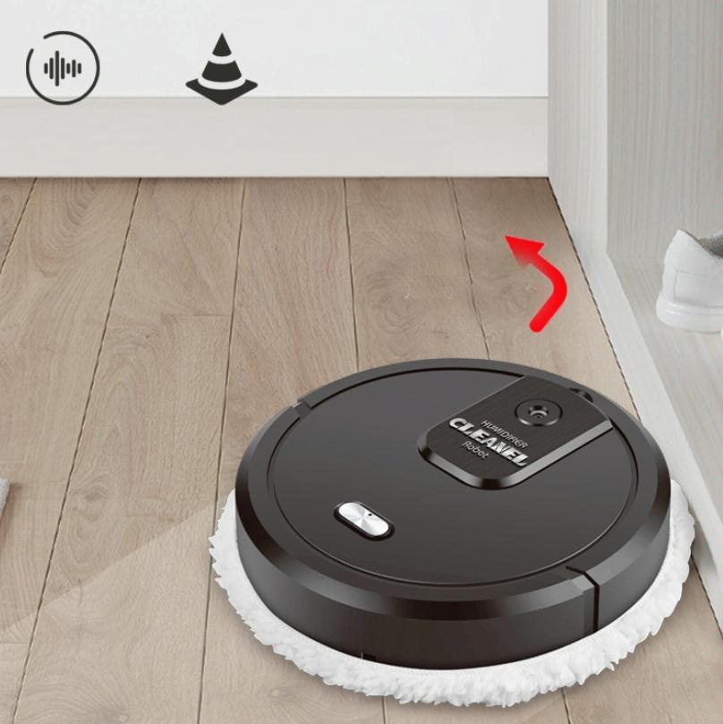 Smart Mopping Robot with Humidifier & Aroma Diffuser - Red 8