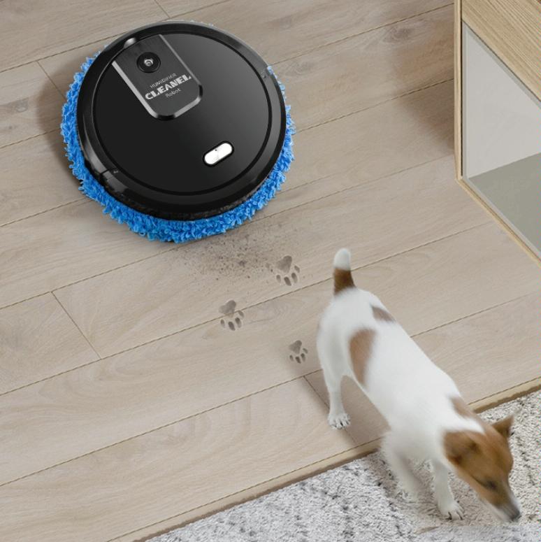 Smart Mopping Robot with Humidifier & Aroma Diffuser - Red 9