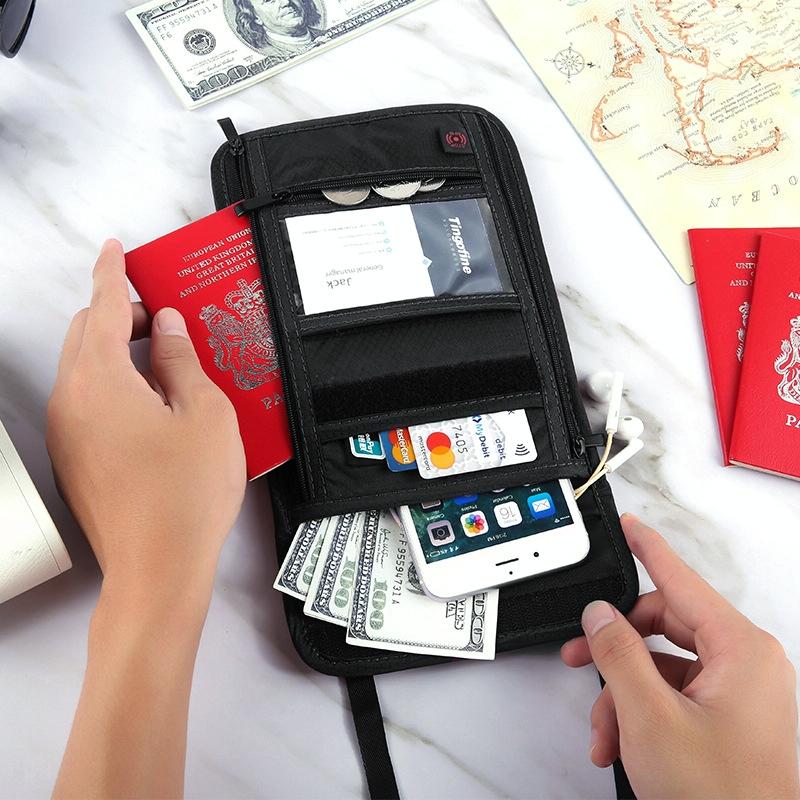 Travel Document Bag with Rfid Blocking - 21x16cm - Red 7