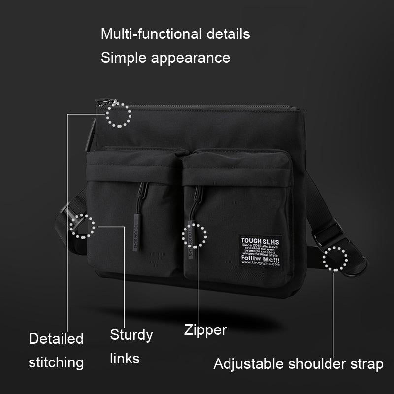 Leisure Sports Chest Bag Lightweight Shoulder Bag For Men - Dark Blue 7