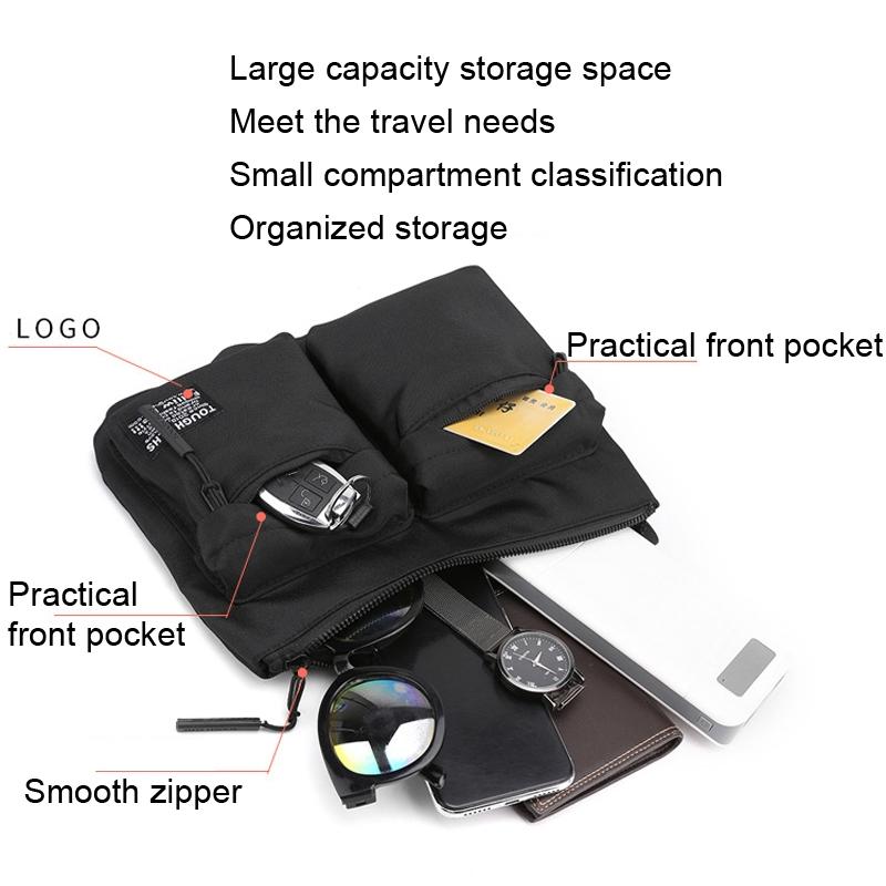 Leisure Sports Chest Bag Lightweight Shoulder Bag For Men - Dark Blue 12