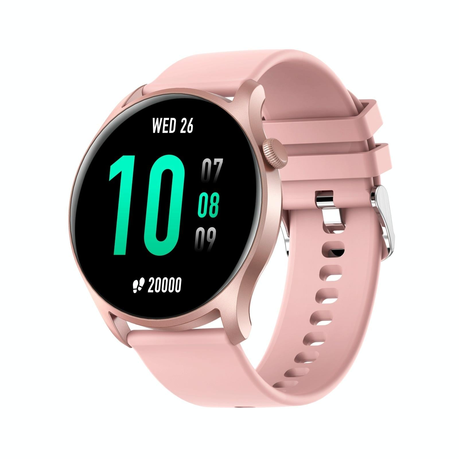 Smart Wristband With Sleep And Heart Monitoring - Pink 12
