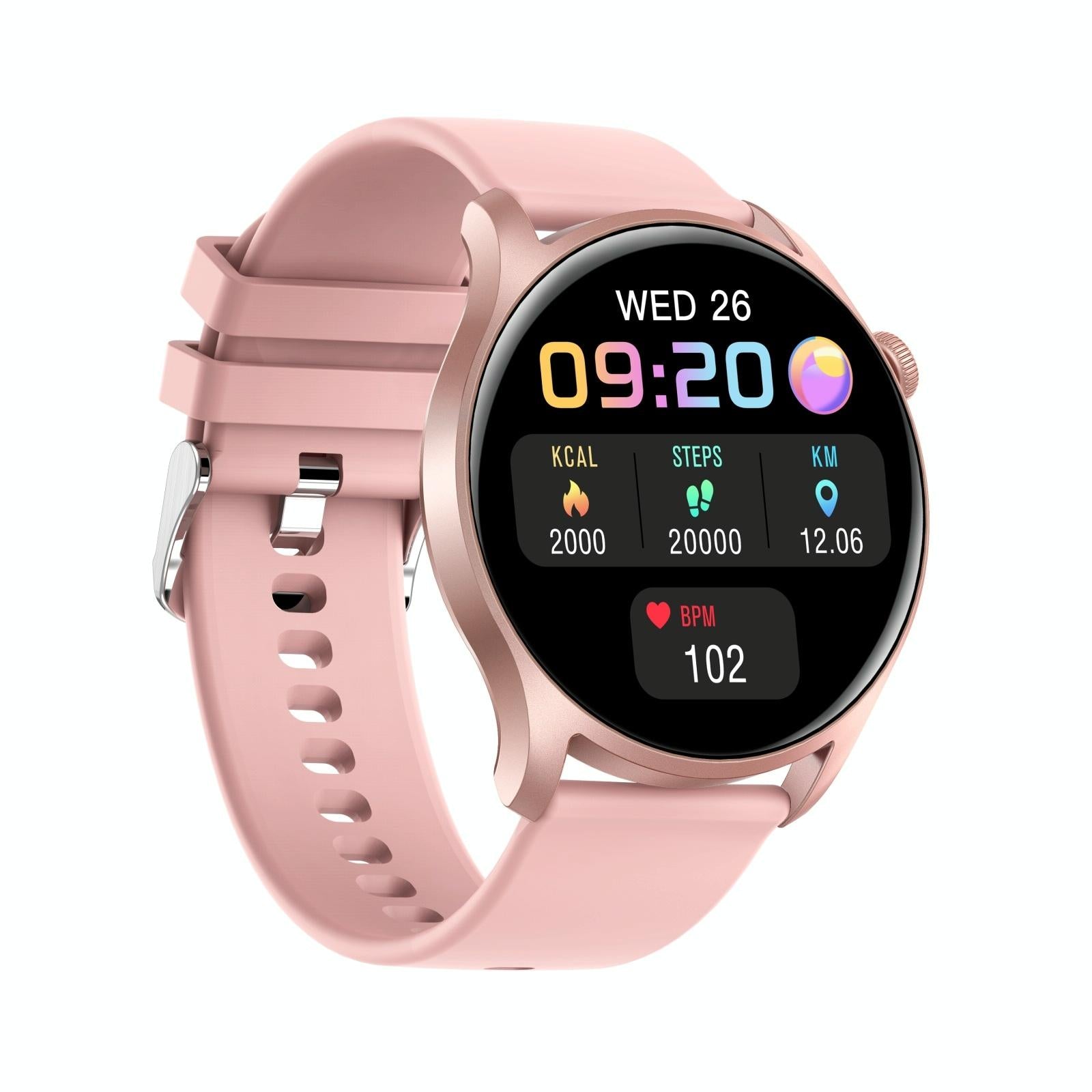 Smart Wristband With Sleep And Heart Monitoring - Pink 13