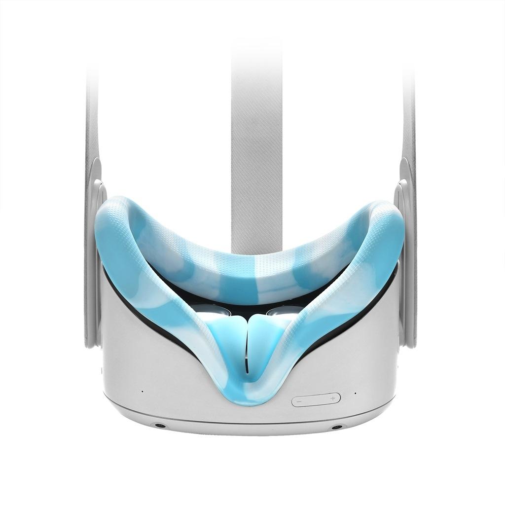 Silicone Vr Eye Cover for Oculus Quest 2 - Anti-sweat - White Yellow 4