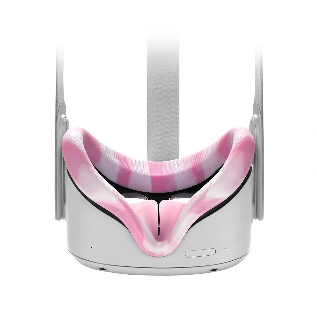 Silicone Vr Eye Cover for Oculus Quest 2 - Anti-sweat - White Yellow 9