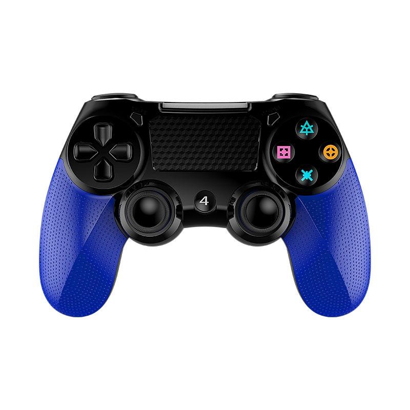 Wireless Bluetooth Gamepad for Ps4 - Dual Vibration Touch Screen Light Audio - 2 Pcs - Black 13