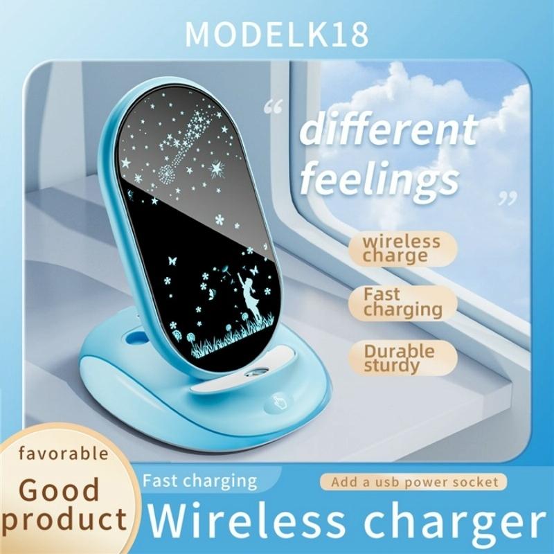 15W Universal Desktop Wireless Charger - Purple 3