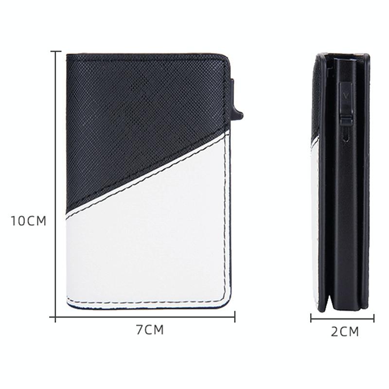 Anti-theft Rfid Leather Wallet - Secure Design - Coffee 3