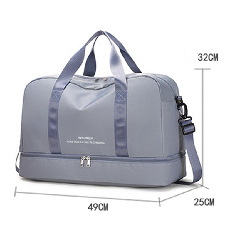 Lightweight Travel Duffel Bag Large Capacity - Purple 6
