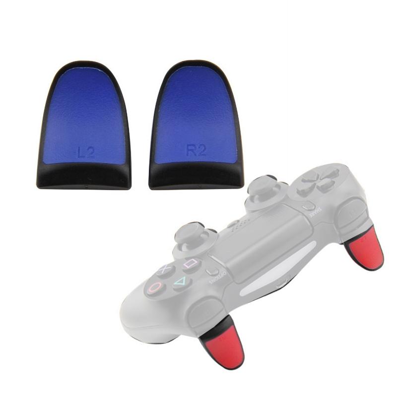 Enhanced L2r2 Buttons for Ps4 Gamepads - 2 Pairs - Black