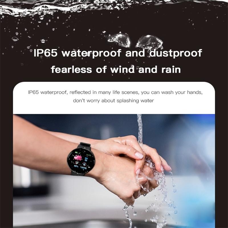 Smart Watch With Call Reminder And Health Monitoring - Waterproof - Red 10