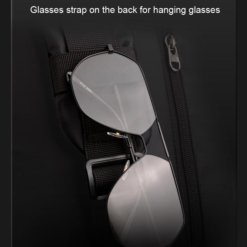 Large Capacity Sports Chest Bag Dark Blue For Men 5