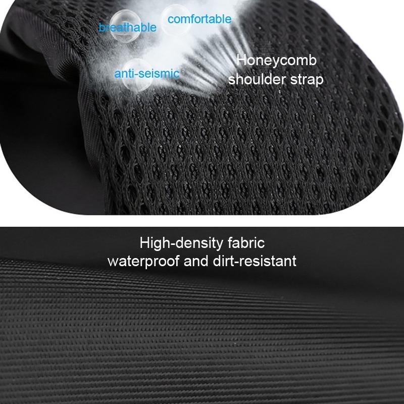 Large Capacity Sports Chest Bag Dark Blue For Men 11