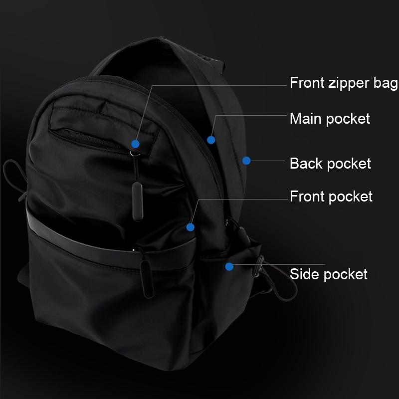 Large Capacity Sports Chest Bag Dark Blue For Men 13