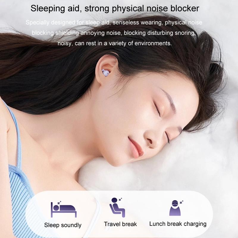 Comfortable Wireless Bluetooth Earphones - Noise Canceling - Purple 4