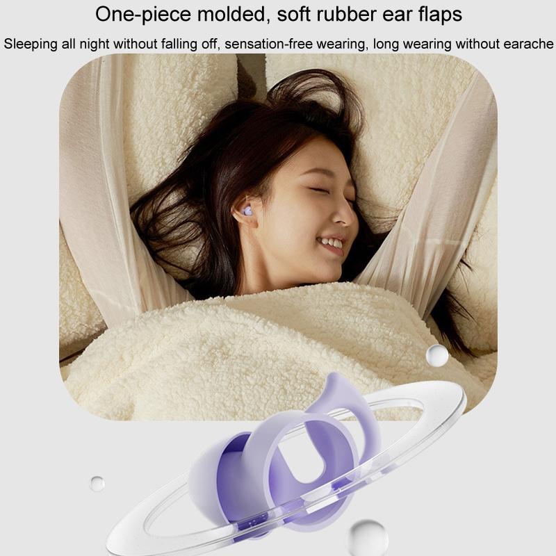 Comfortable Wireless Bluetooth Earphones - Noise Canceling - Purple 5