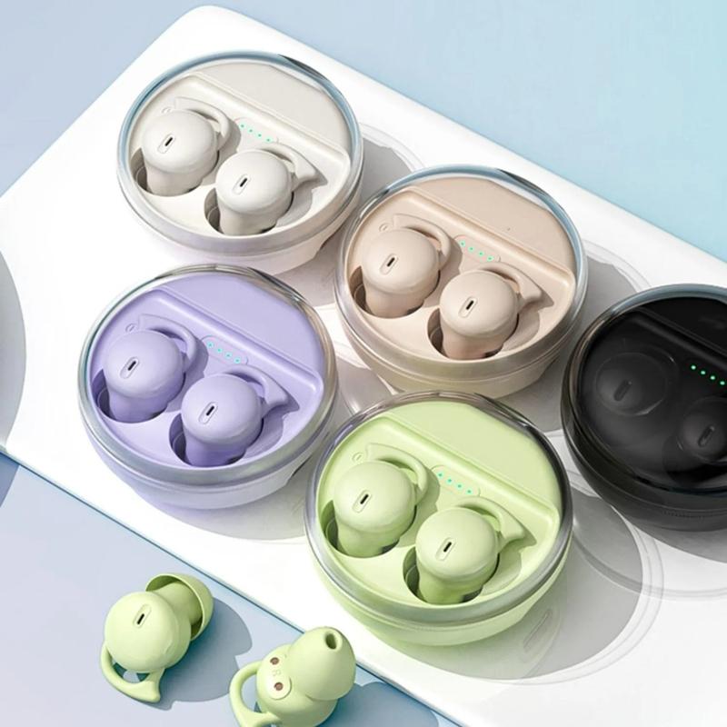 Comfortable Wireless Bluetooth Earphones - Noise Canceling - Purple 9
