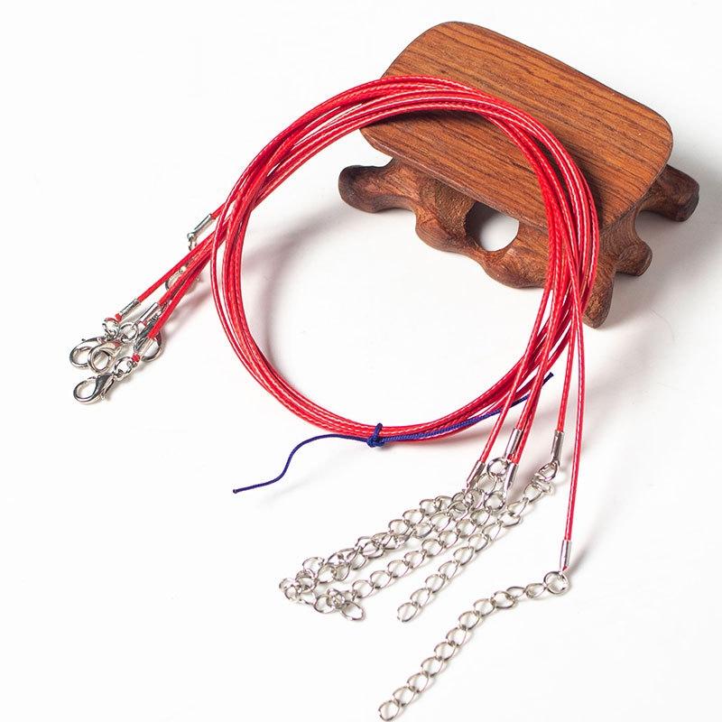 100 Crystal Pendant Necklaces On Rope Elegant Jewelry Lanyards - Golden 15