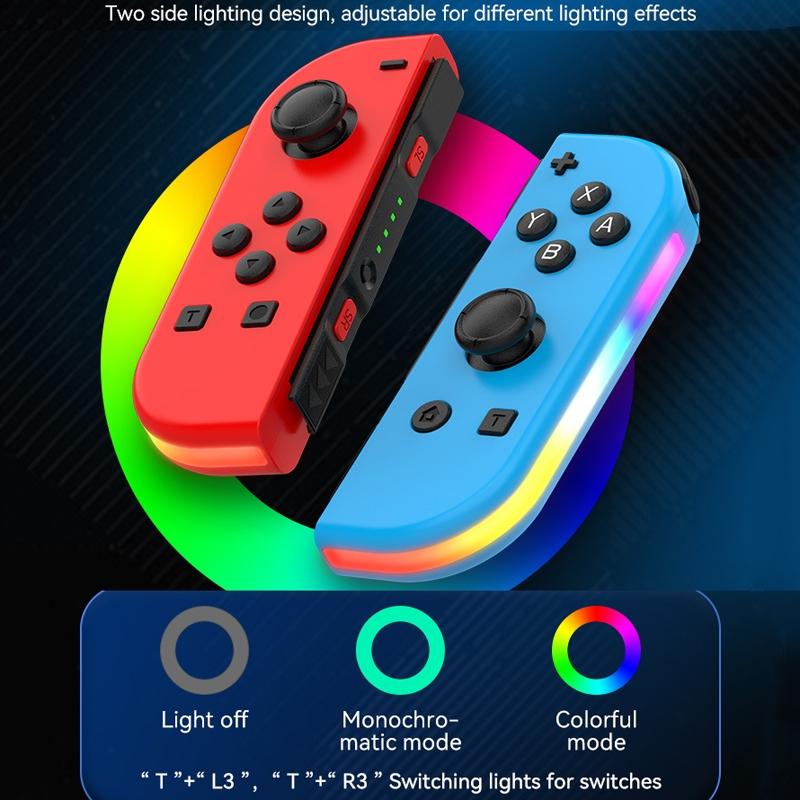 Nintendo Switch Gamepad with Rgb Lights - White 9