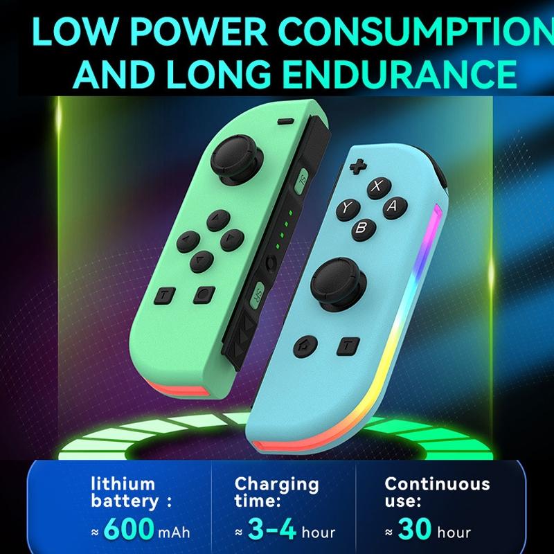 Nintendo Switch Gamepad with Rgb Lights - White 11