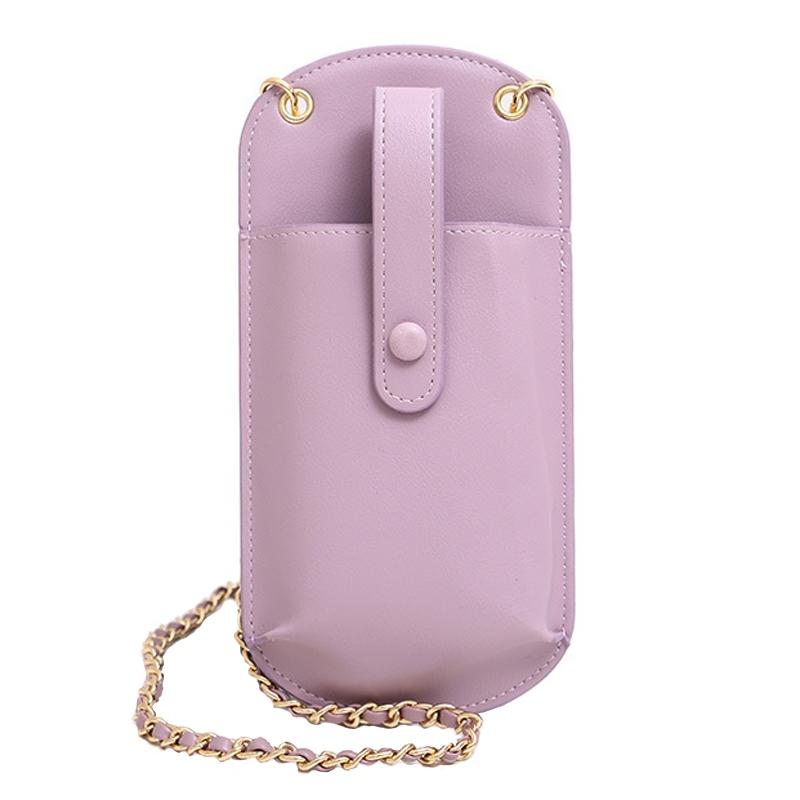 Compact Cell Phone Crossbody Bag - Purple