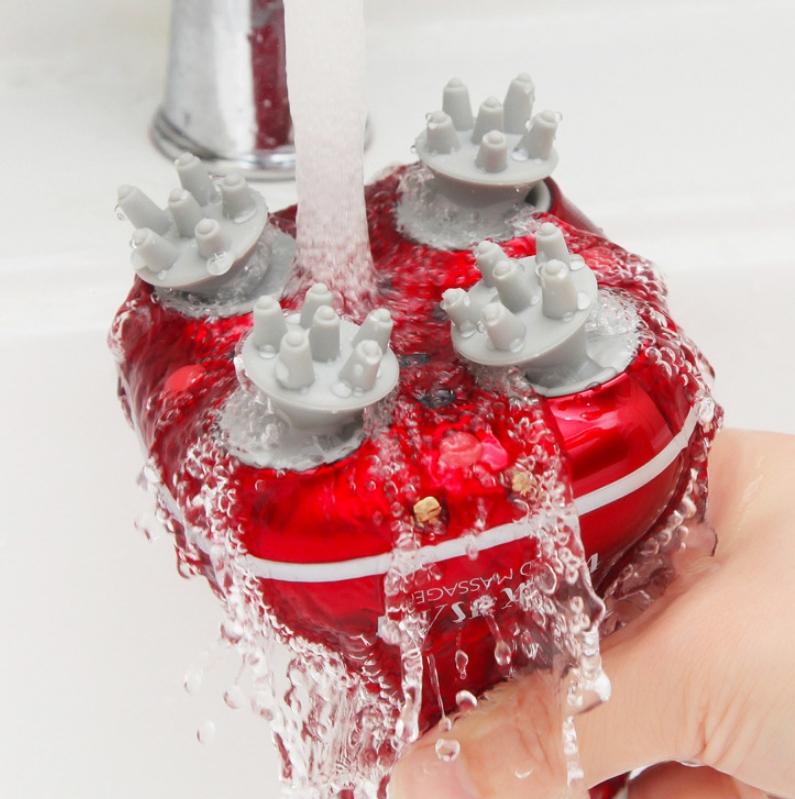 Electric Scalp Massager Multifunctional Vibration Therapy - Blue 7