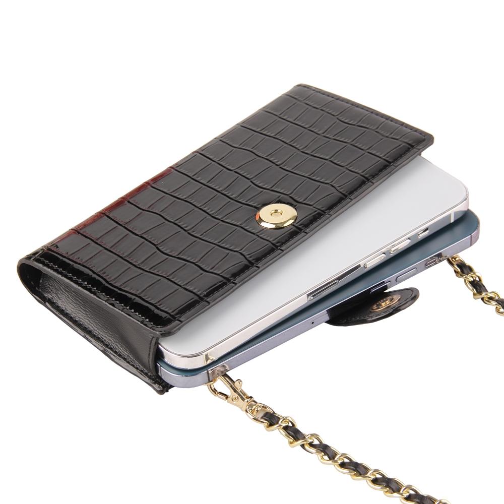 Convertible Crossbody Phone Purse With Chain - Light Green 3